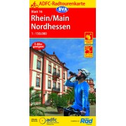 16 Cykelkarta Tyskland Rhein-Main-Nordhessen 1:150.000